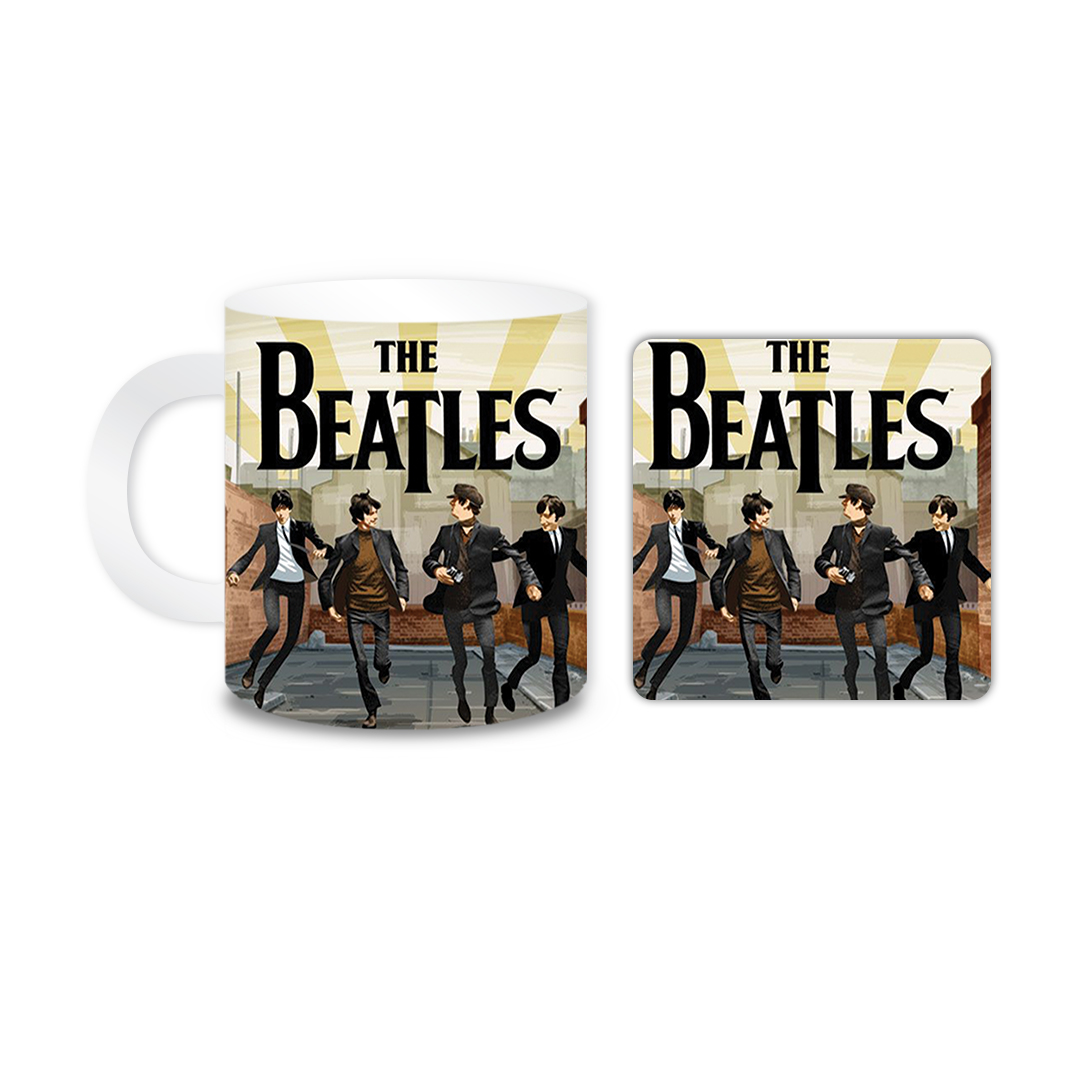 ماگ مدل BEATLES کد 1254 به همراه زیر لیوانی