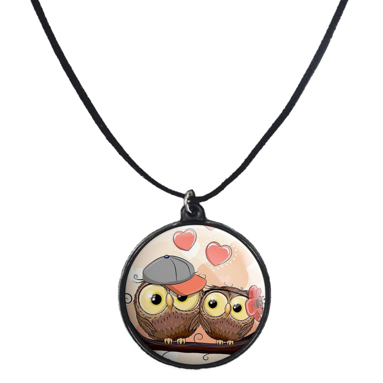 گردنبند پرمانه طرح عاشقانه کد pmb.7075 مدل دو طرفه