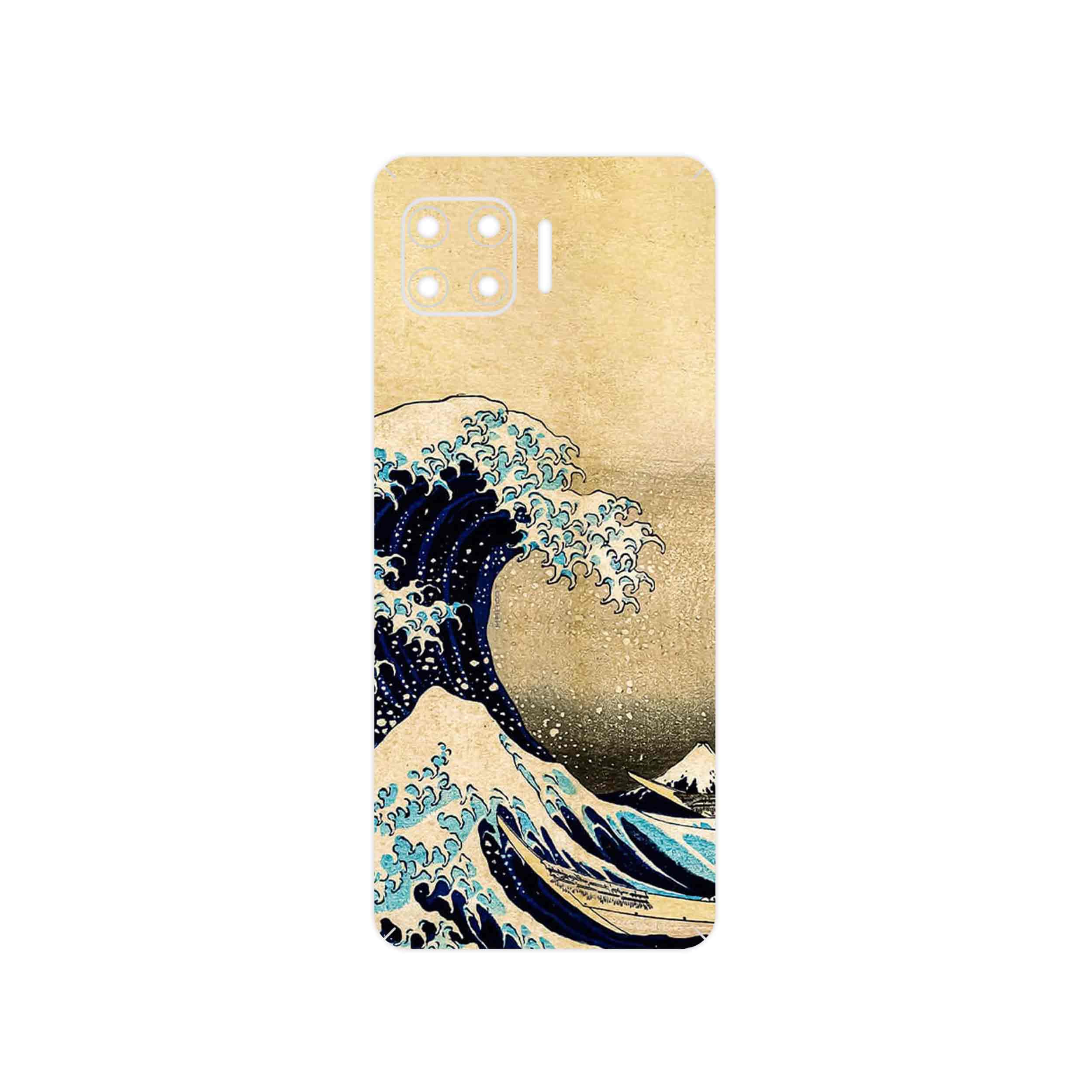 برچسب پوششی ماهوت مدل The Great Wave off Kanagawa of Hokusai مناسب برای گوشی موبایل موتورولا Moto G 5G Plus