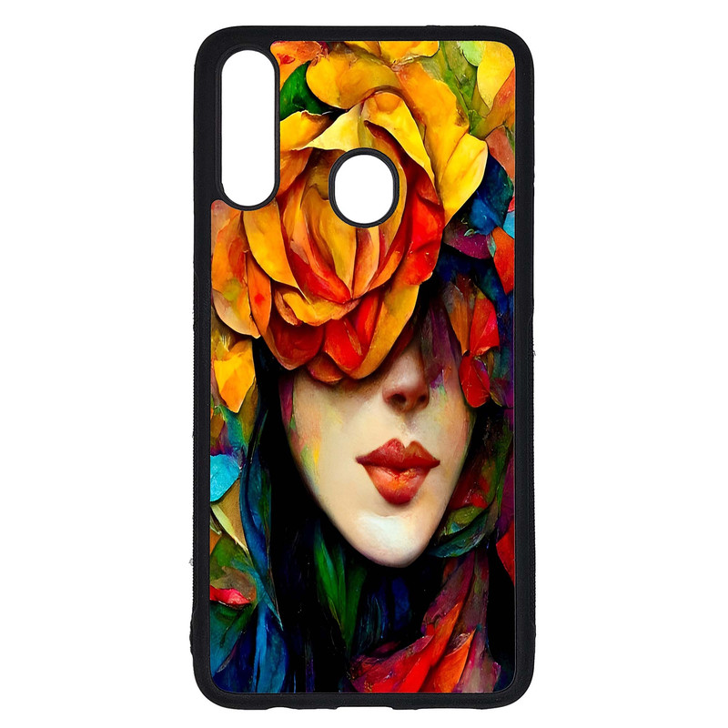 کاور طرح نقاشی چهره کد G-043 مناسب برای گوشی موبایل سامسونگ Galaxy A20s | دیجی قاب دونی