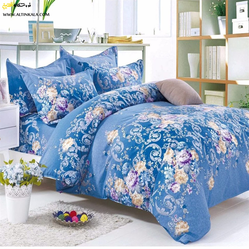 روتختی دونفره تمام پنبه ترک 11 تکه تانیش کد 762