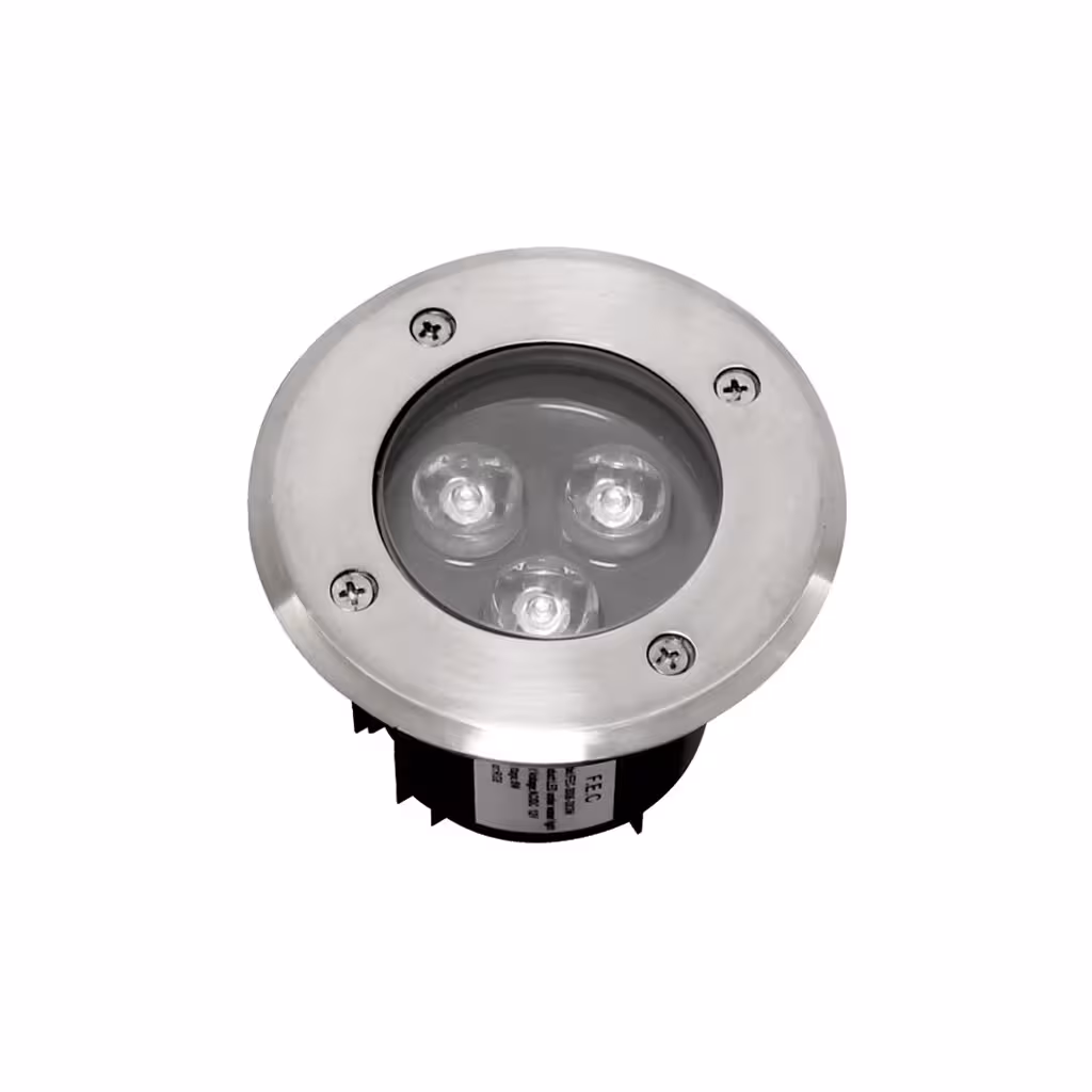 چراغ استخری توکار گرد 9 وات فاین الکتریک مدل FEC-3006