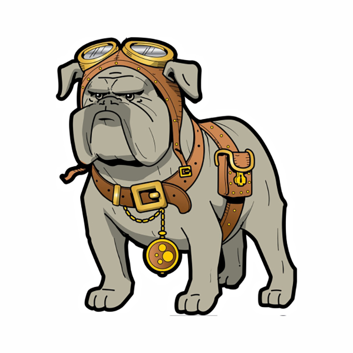استیکر طرح BULLDOG