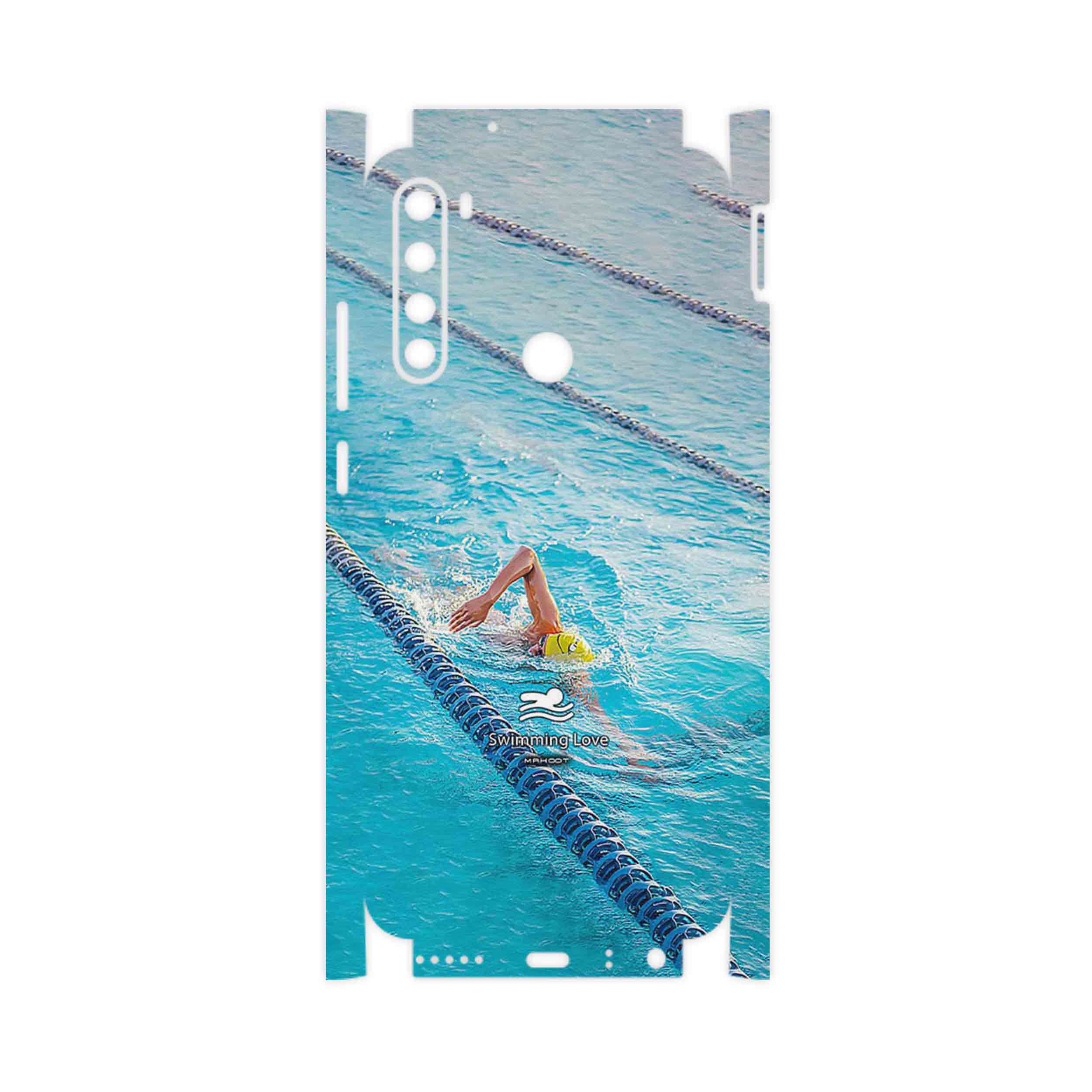 برچسب پوششی ماهوت مدل Swimming-FullSkin مناسب برای گوشی موبایل شیائومی Redmi Note 8 2021