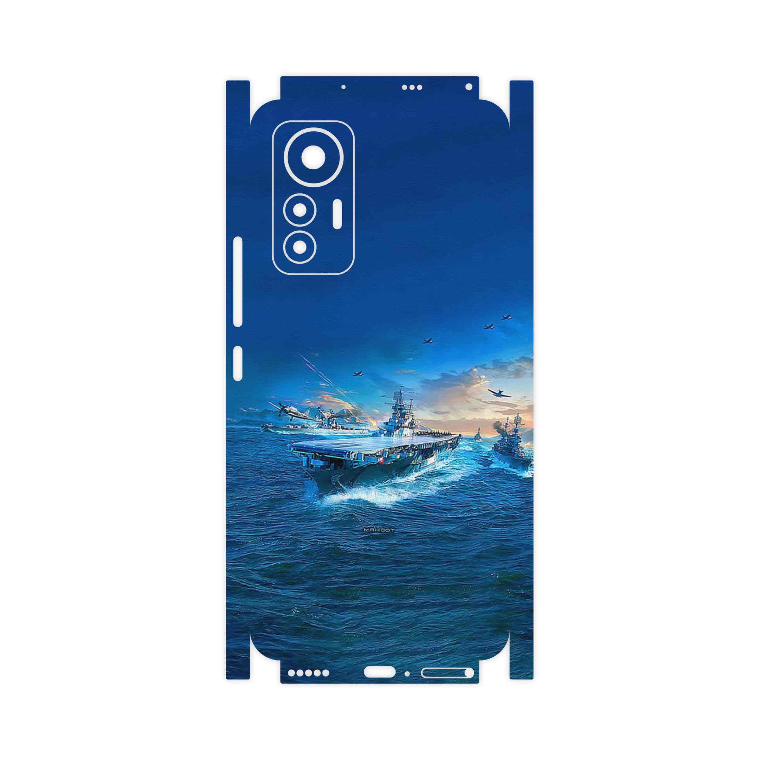 برچسب پوششی ماهوت مدل Warship-FullSkin مناسب برای گوشی موبایل شیائومی 12 Lite