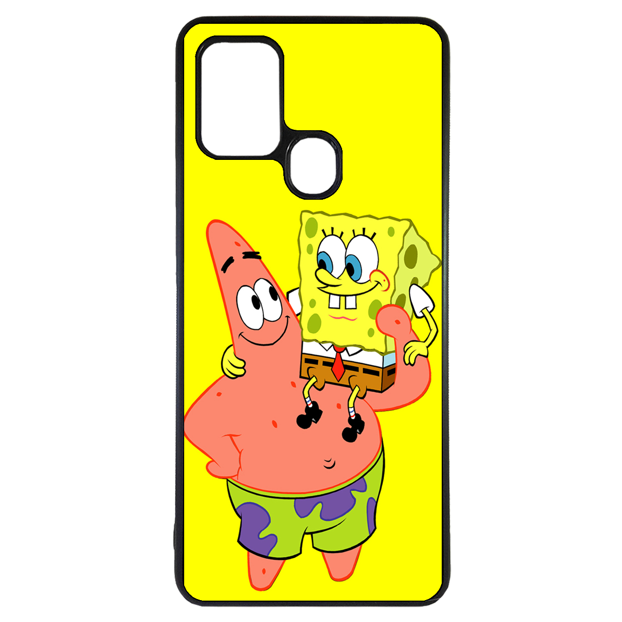 کاور طرح باب اسفنجی و پاتریک کد 1146 مناسب برای گوشی موبایل سامسونگ galaxy a21s
