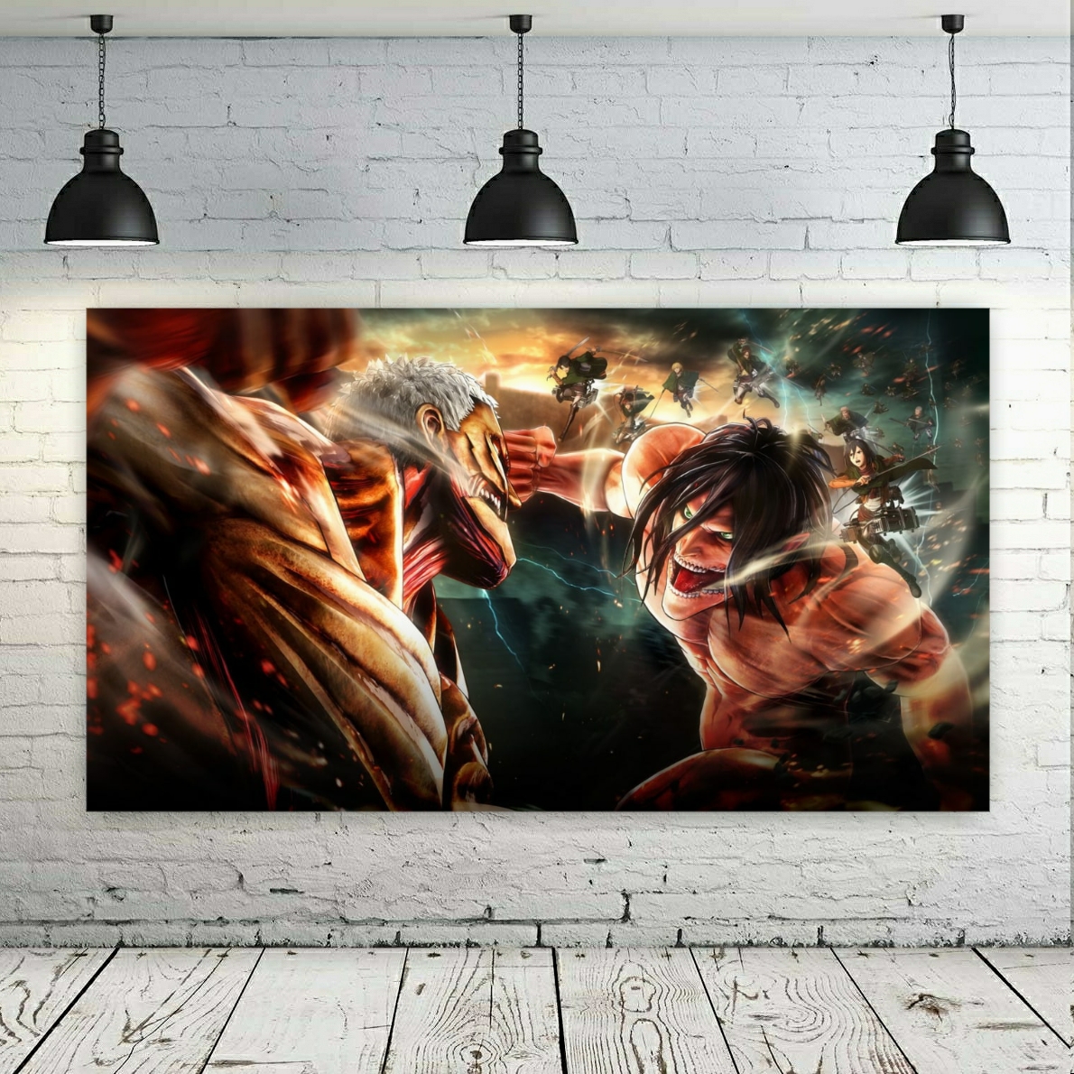 تابلو بوم طرح انیمه اتک آن تایتان مدل SDT4862