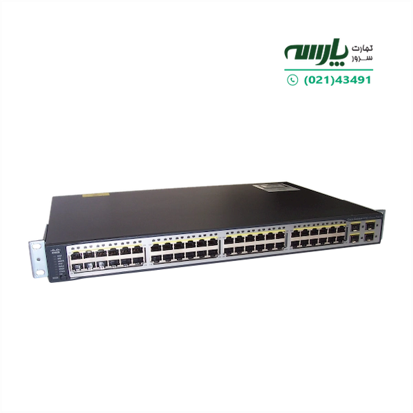 سوئیچ شبکه سیسکو 48 پورت WS-C3750V2-48TS-S