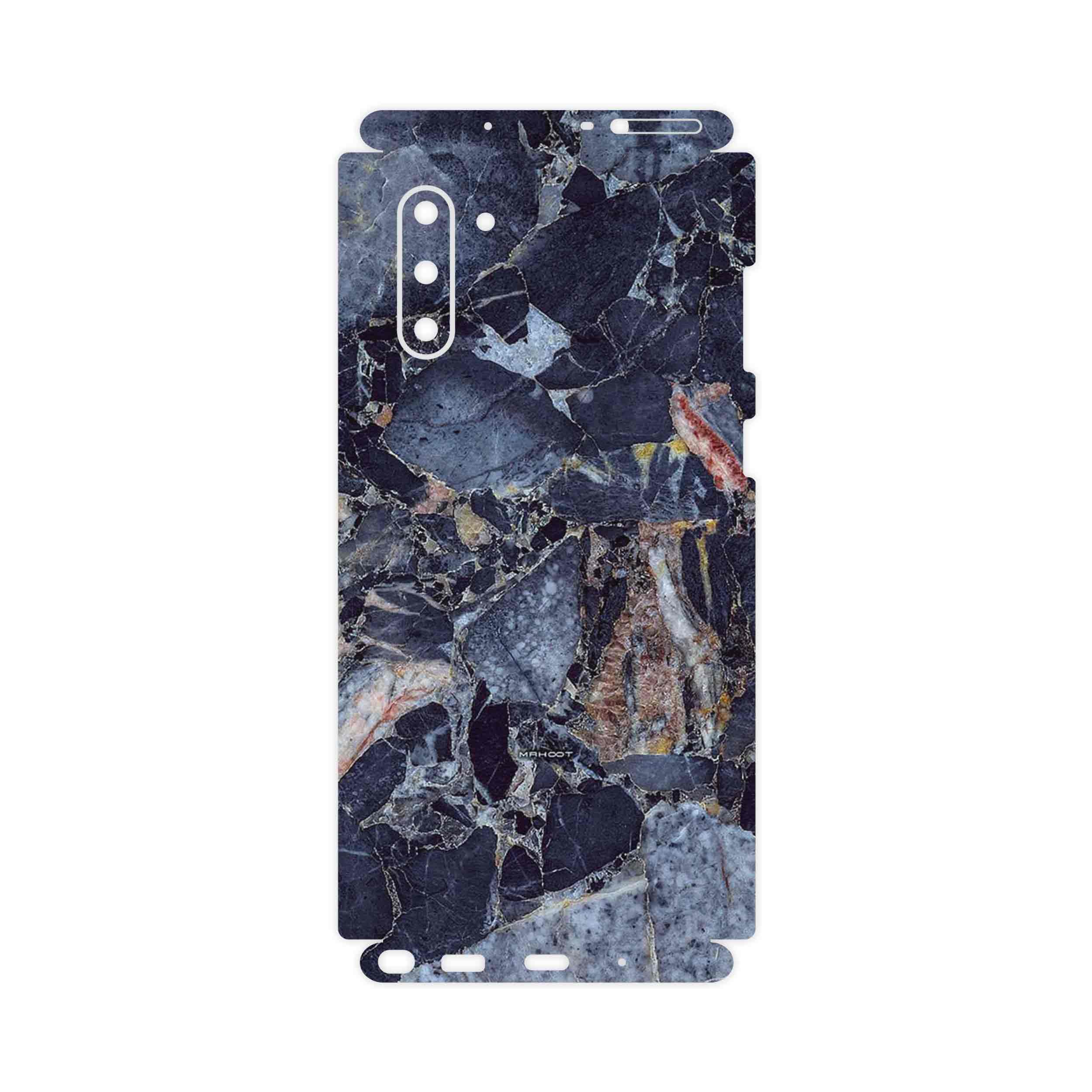 برچسب پوششی ماهوت مدل Broken black marble-FullSkin مناسب برای گوشی موبایل سامسونگ Galaxy Note 10