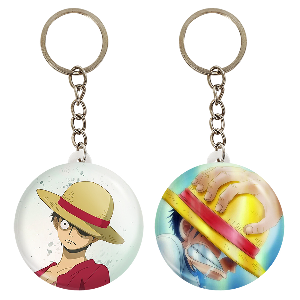 جاکلیدی خندالو مدل  انیمه وان پیس One Piece کد 1143311436 مجموعه 2 عددی