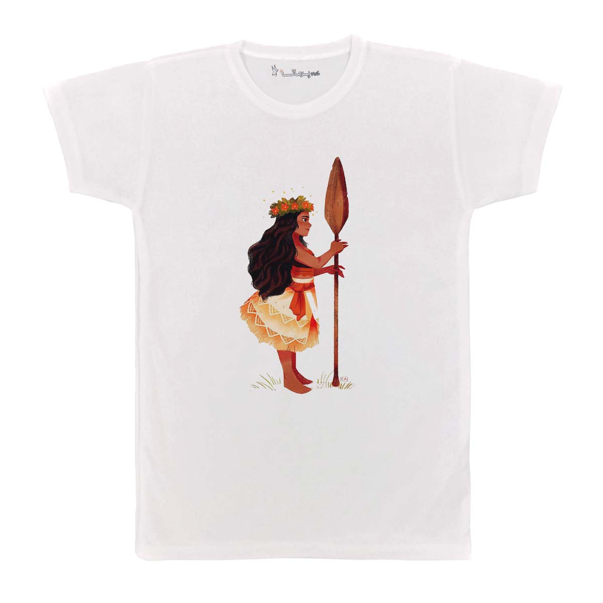 تی شرت بچگانه پرمانه طرح moana کد pmt.2568