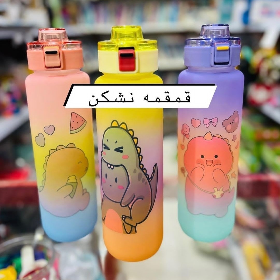 قمقمه نشکن پاستلی طرحدار