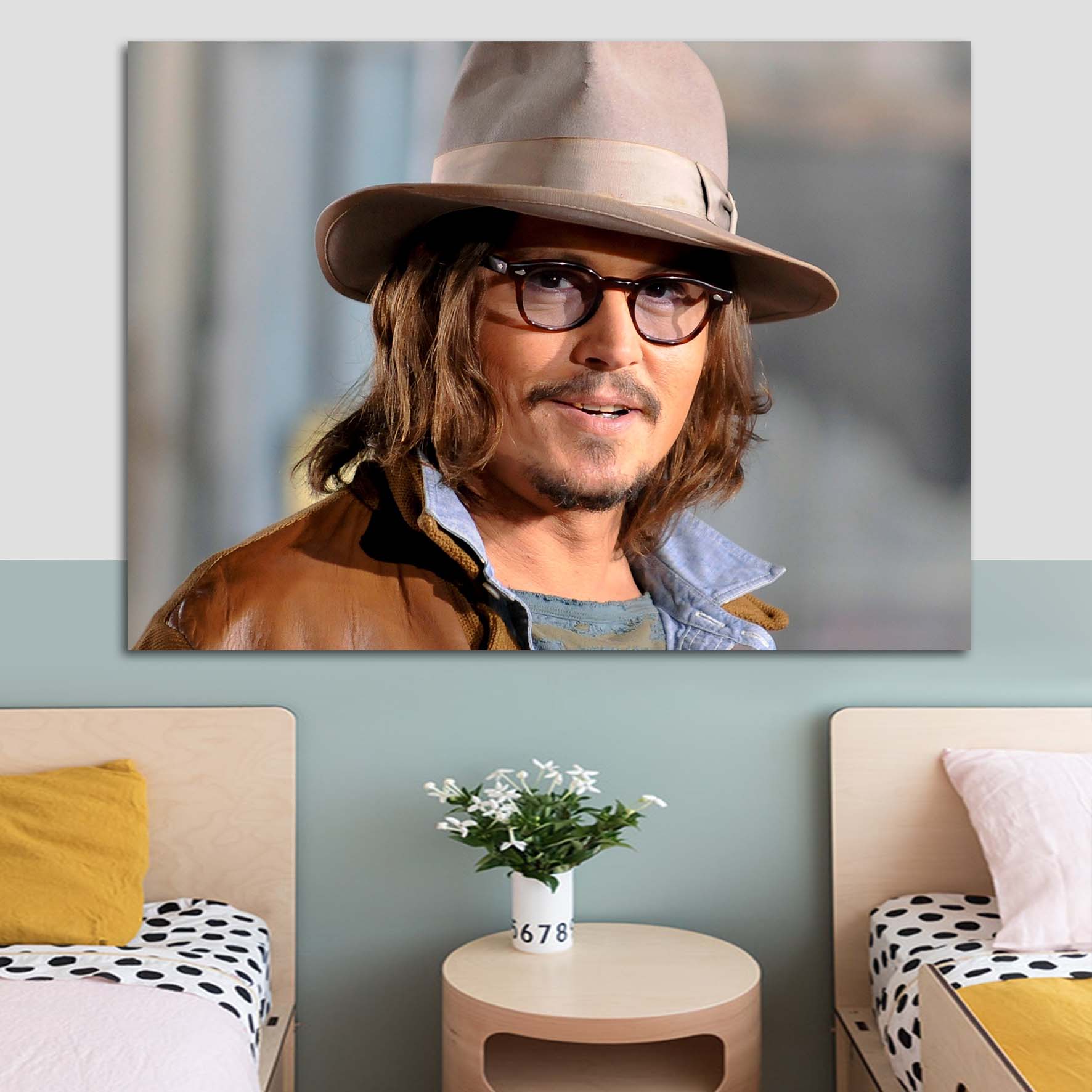 تابلو شاسی طرح جانی دپ مدل Artist 0371