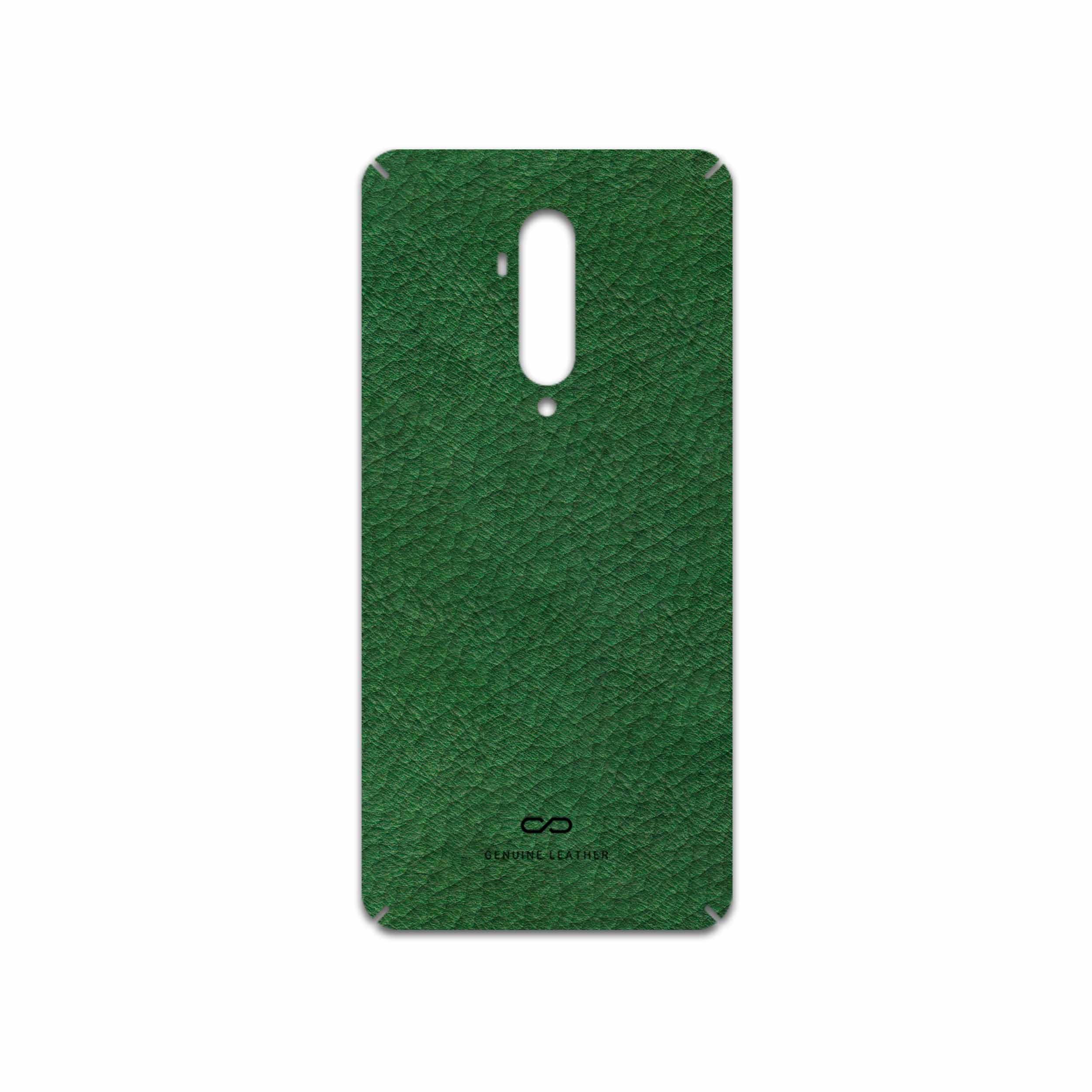 برچسب پوششی ماهوت مدل Green-Leather مناسب برای گوشی موبایل وان پلاس 7T Pro