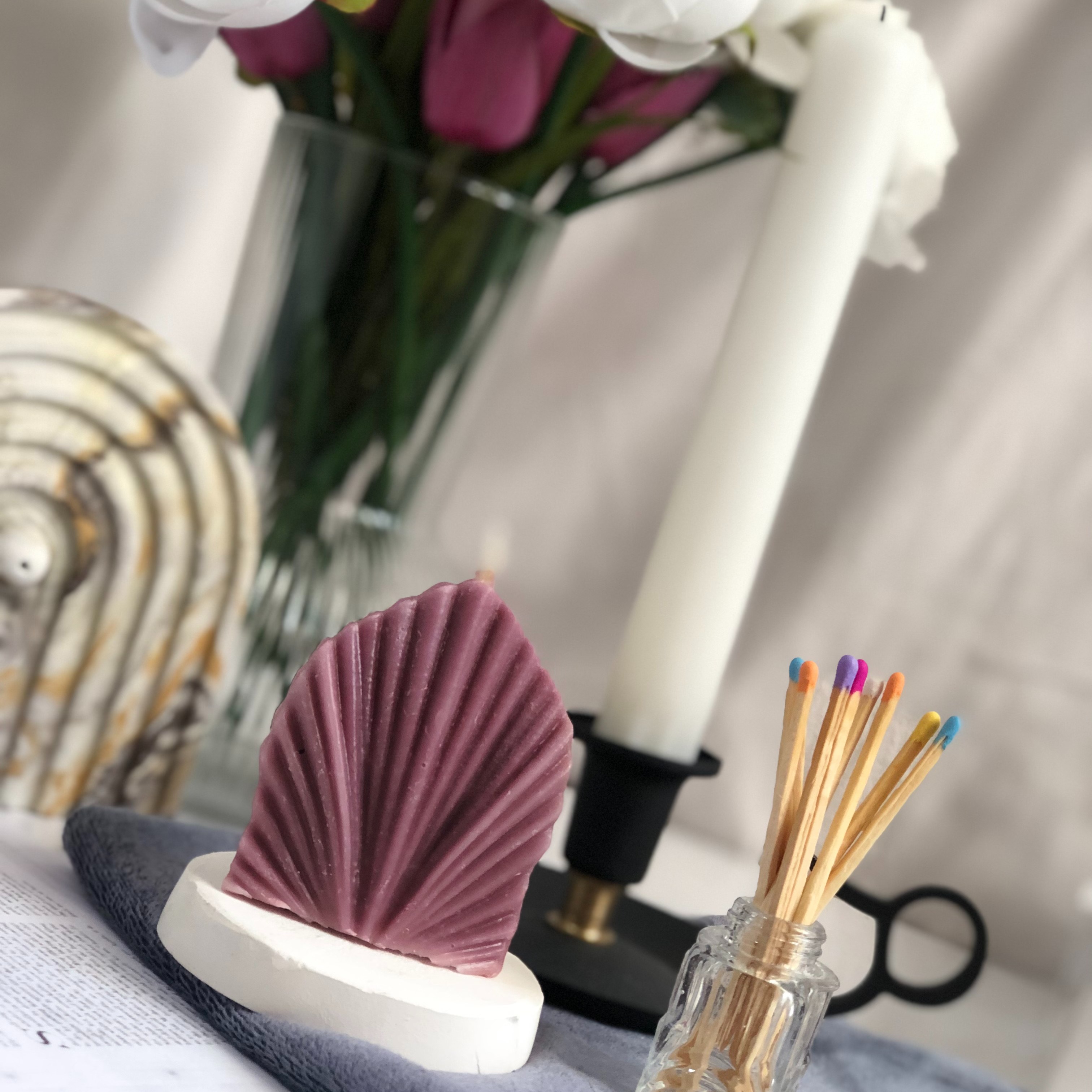 شمع،شمع بادبزنی