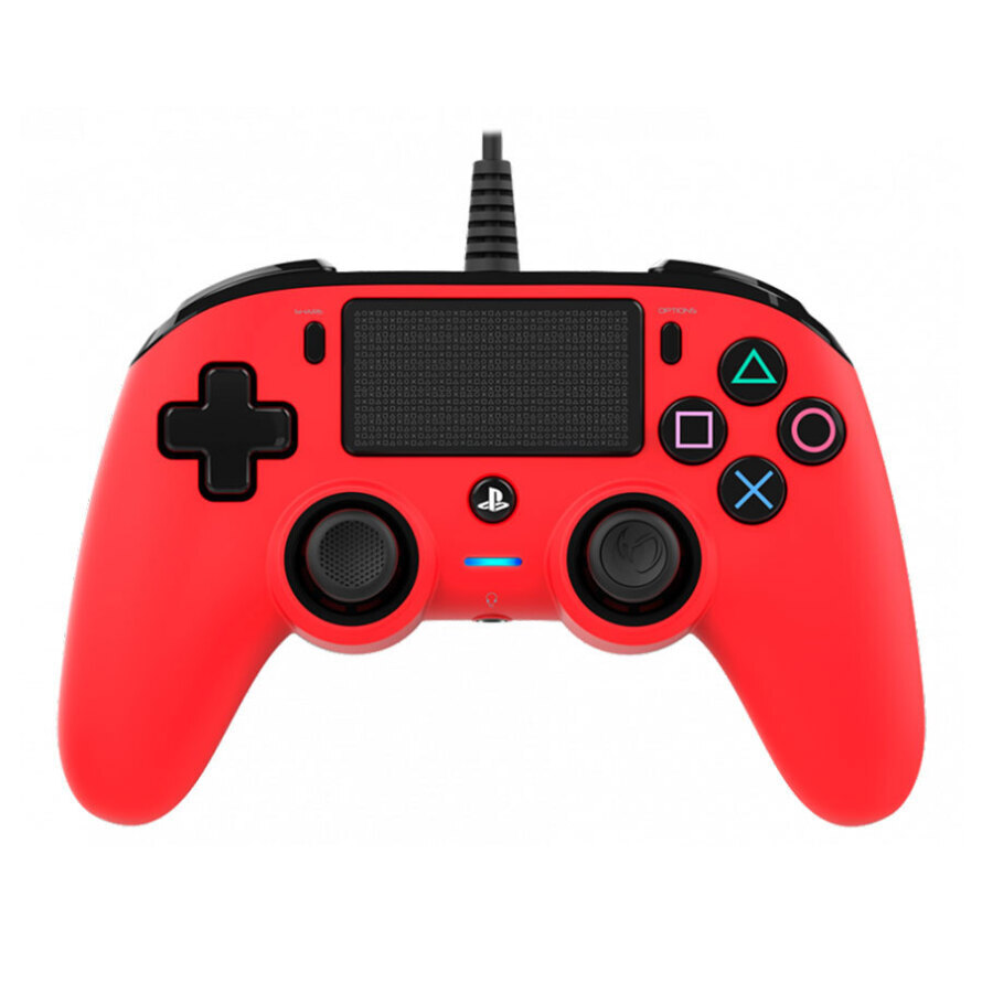 دسته بازی پلی استیشن 4 ناکن Wired Compact Red Black