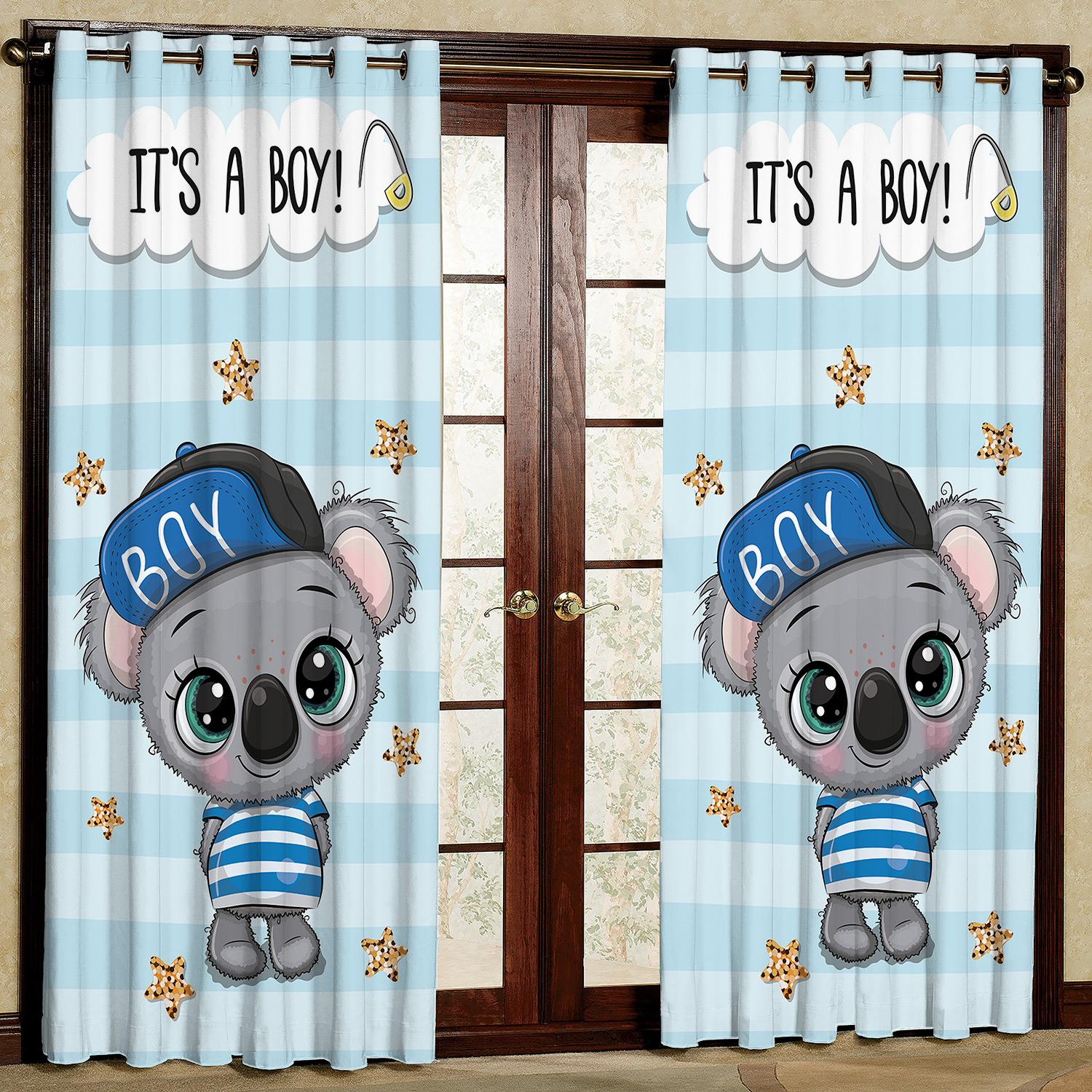 پرده مدل کوالا مخمل پانچی کد 971 سایز 140x280 سانتی متر