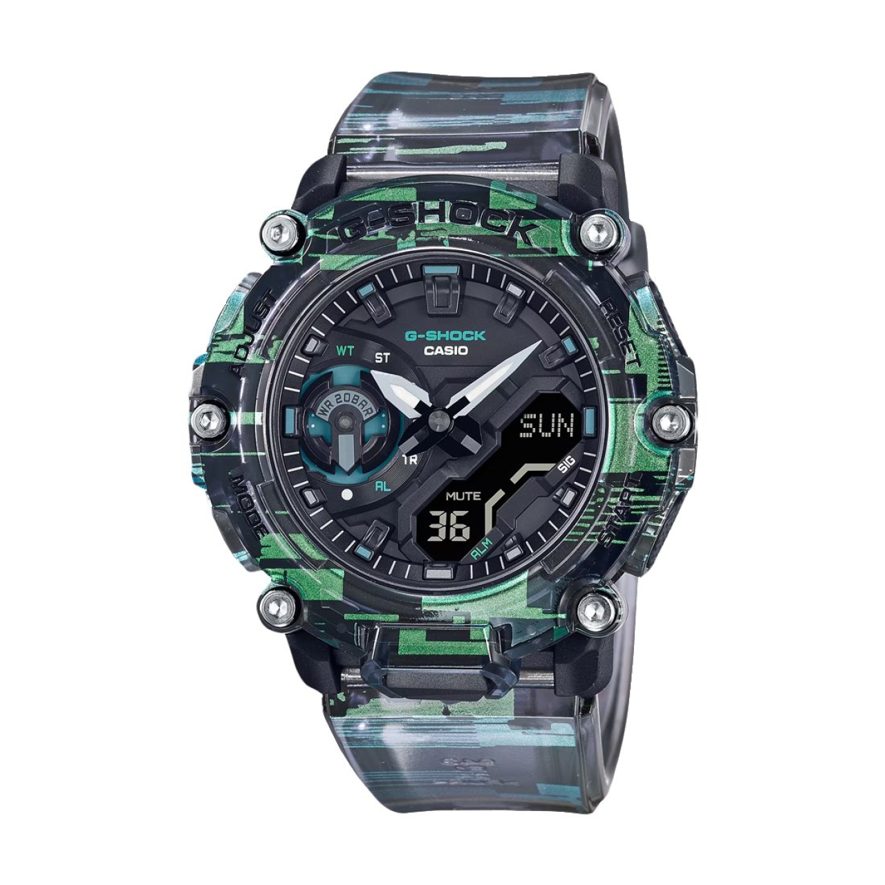 ساعت مچی عقربهای مردانه کاسیو مدل GA-2200NN-1ADR