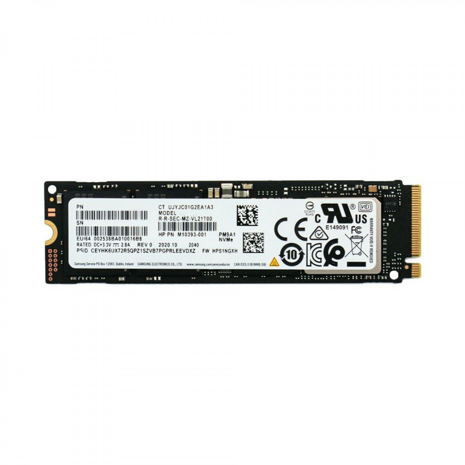 اس اس دی سامسونگ PM9A1 M.2 512GB