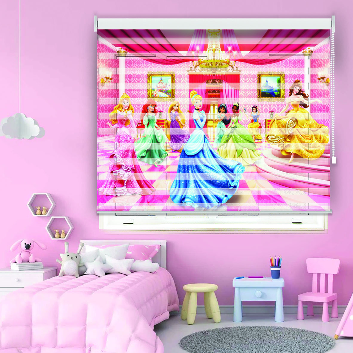 پرده زبرا مدل TD-12 سایز 110x150 سانتی متر