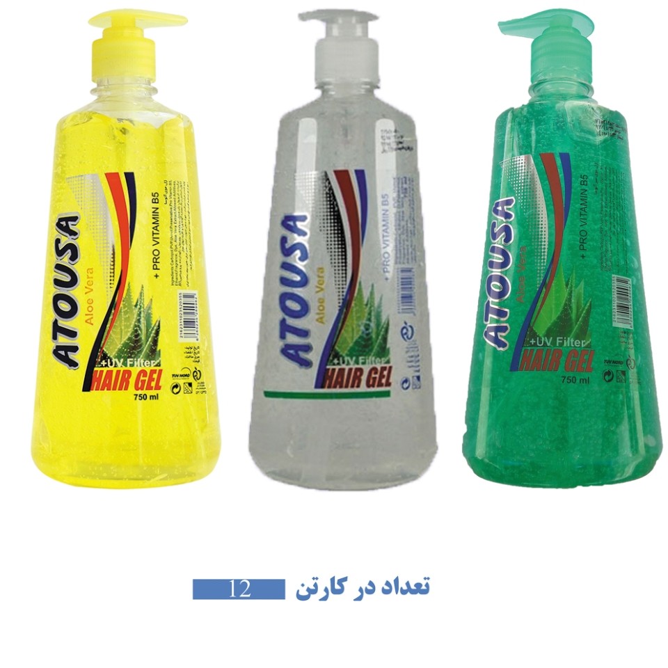 ژل مو اتوسا بزرگ حداقل سفا رش 6 عددی