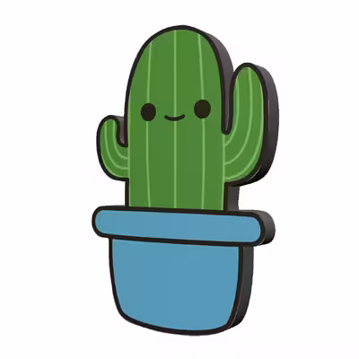 استیکر کنسول طرح کاکتوس کد 414