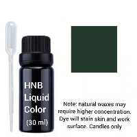 رنگ شمع مایع سبز لجنی با قطره چکان