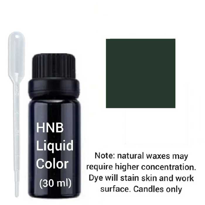 رنگ شمع مایع سبز لجنی با قطره چکان