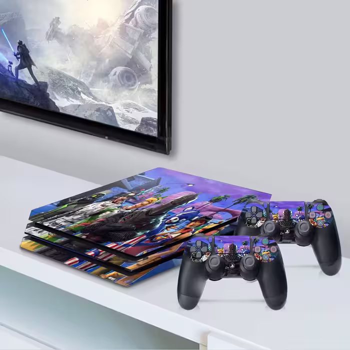 برچسب پلی استیشن ۴ مدل PSP-301 fortnite کد PSP-317 