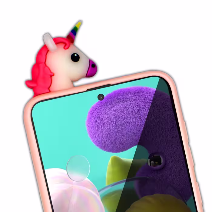 کاور مدل unikornneshasteh مناسب برای گوشی موبایل سامسونگ Galaxy A22 4G به همراه بند و پایه نگهدارنده