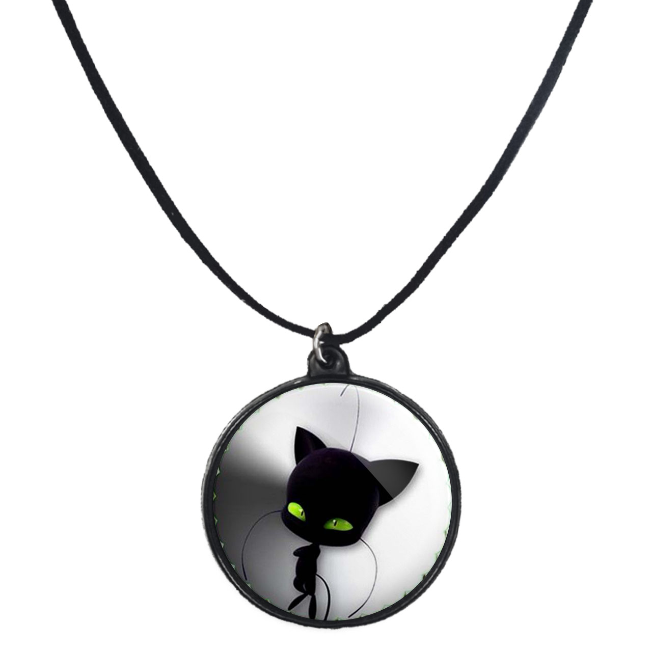 گردنبند پرمانه طرح کفشدوزکی کد pmb.1507 مدل دو طرفه