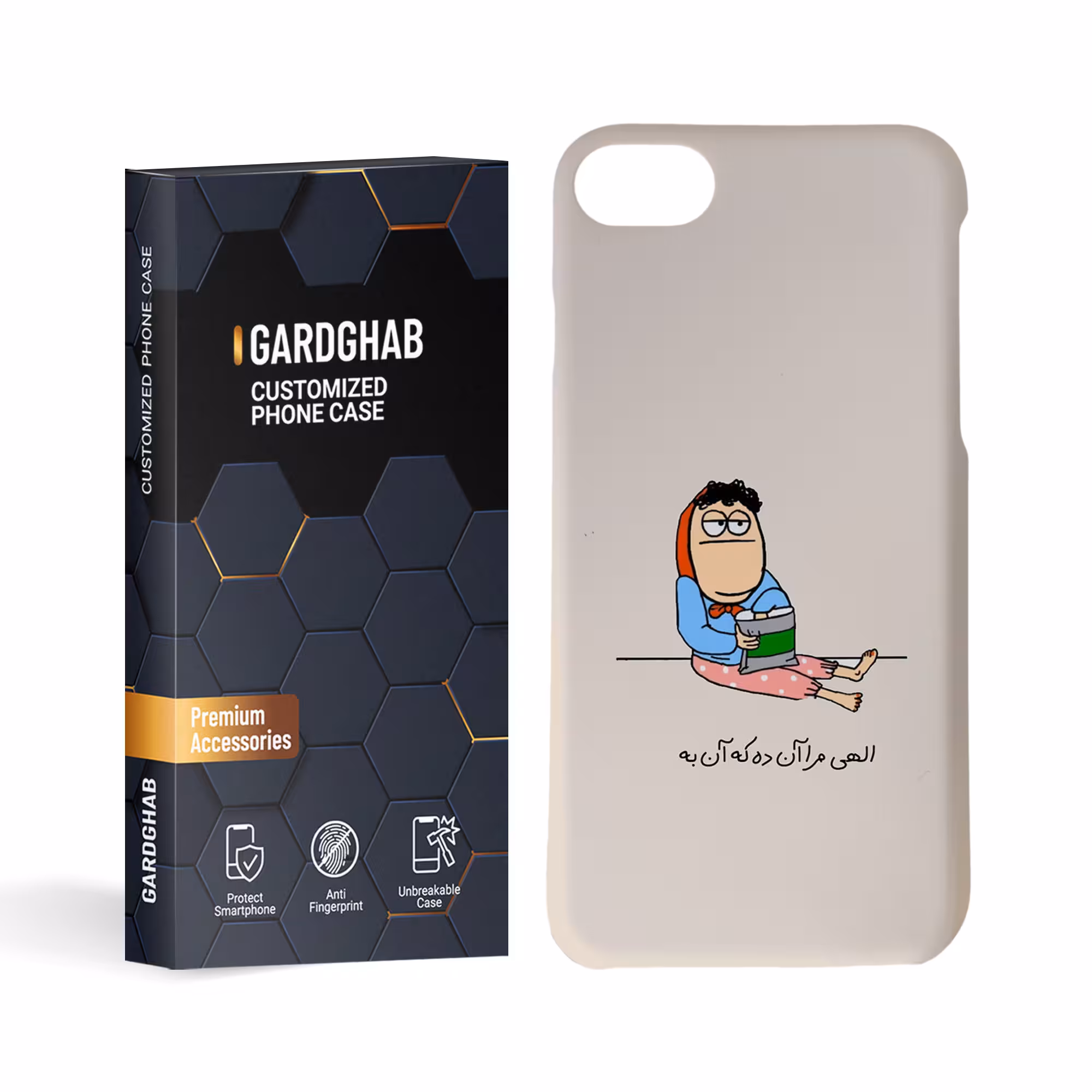 کاور گارد قاب مدل دخترانه مناسب برای گوشی موبایل اپل iphone 7 / 8 / se2020