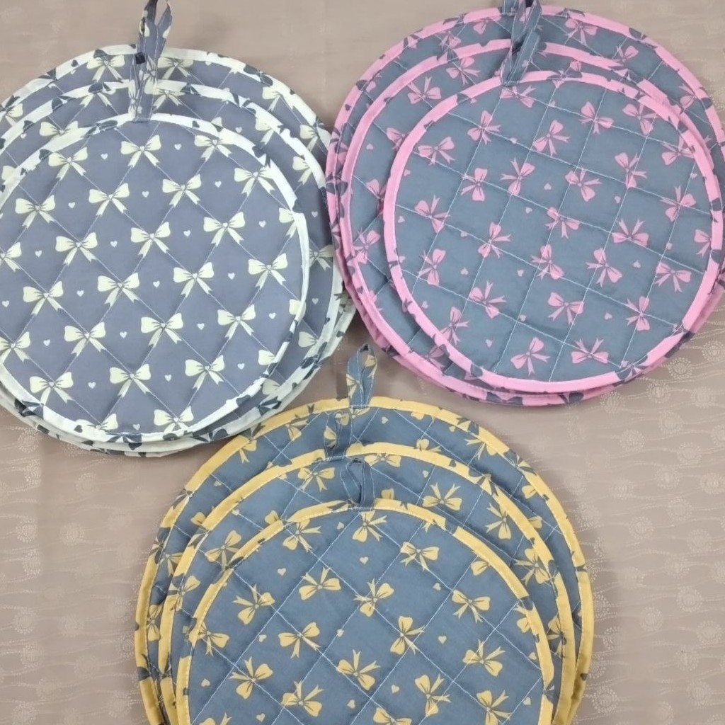 دمکنی رودوخت شده مقاوم درشستو شو در  طرح ها و رنگ های متنوع 