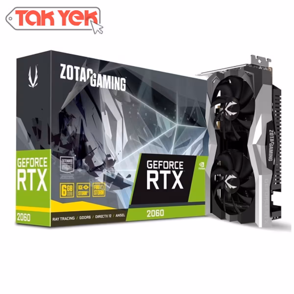 کارت گرافیک زوتاک مدل ZOTAC 2060 6G GDDR6 GAMING RTX