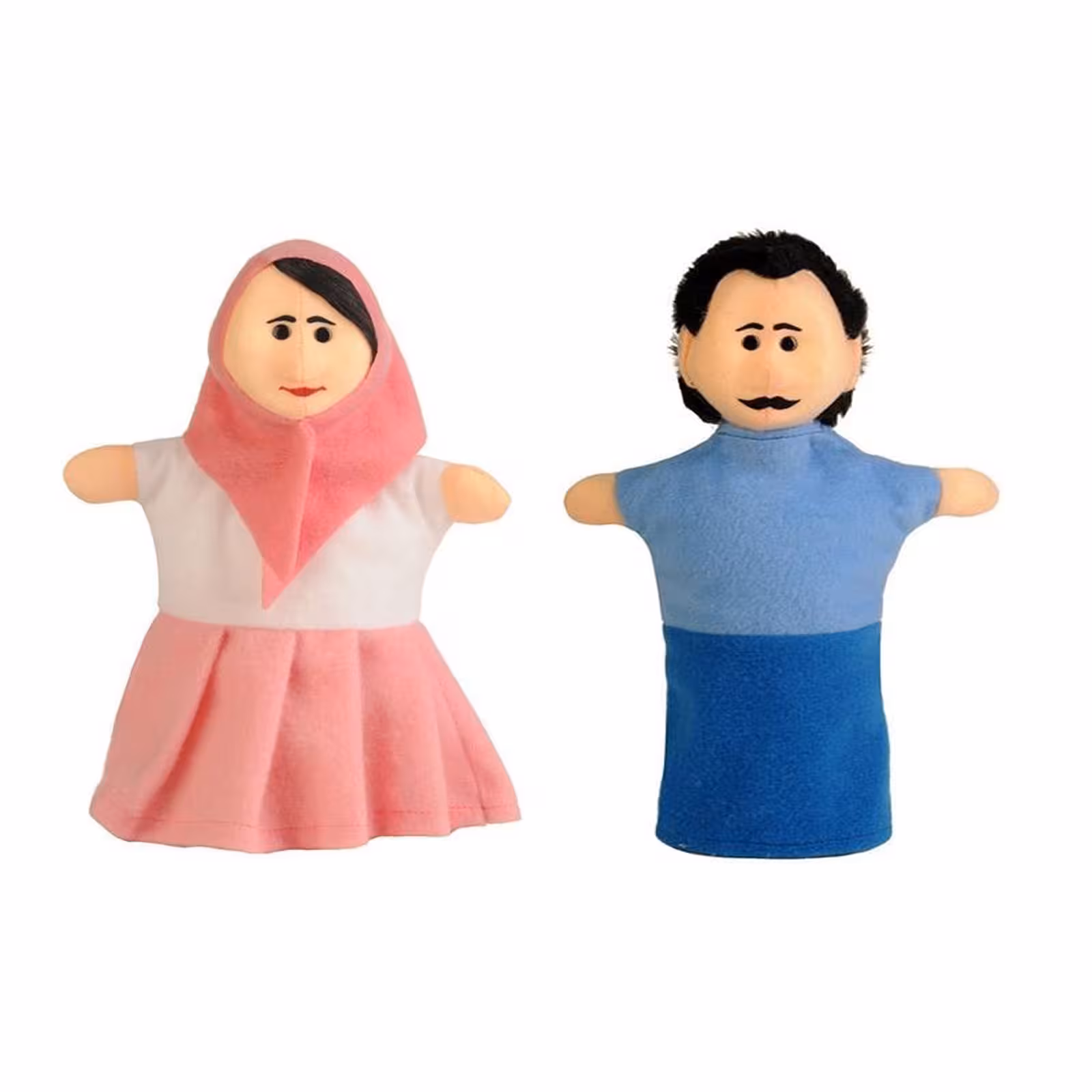 عروسک نمایشی مدل پدر و مادر مجموعه 2 عددی