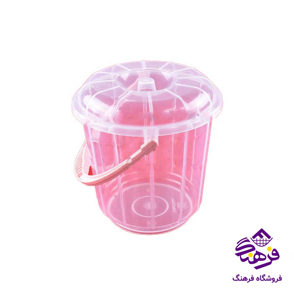 سطل ايده ال ميهن درب شفاف 3ليتر