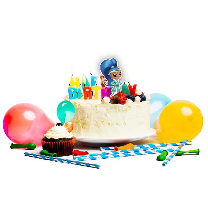   تاپر کیک طرح شیمر و شاین کد R489