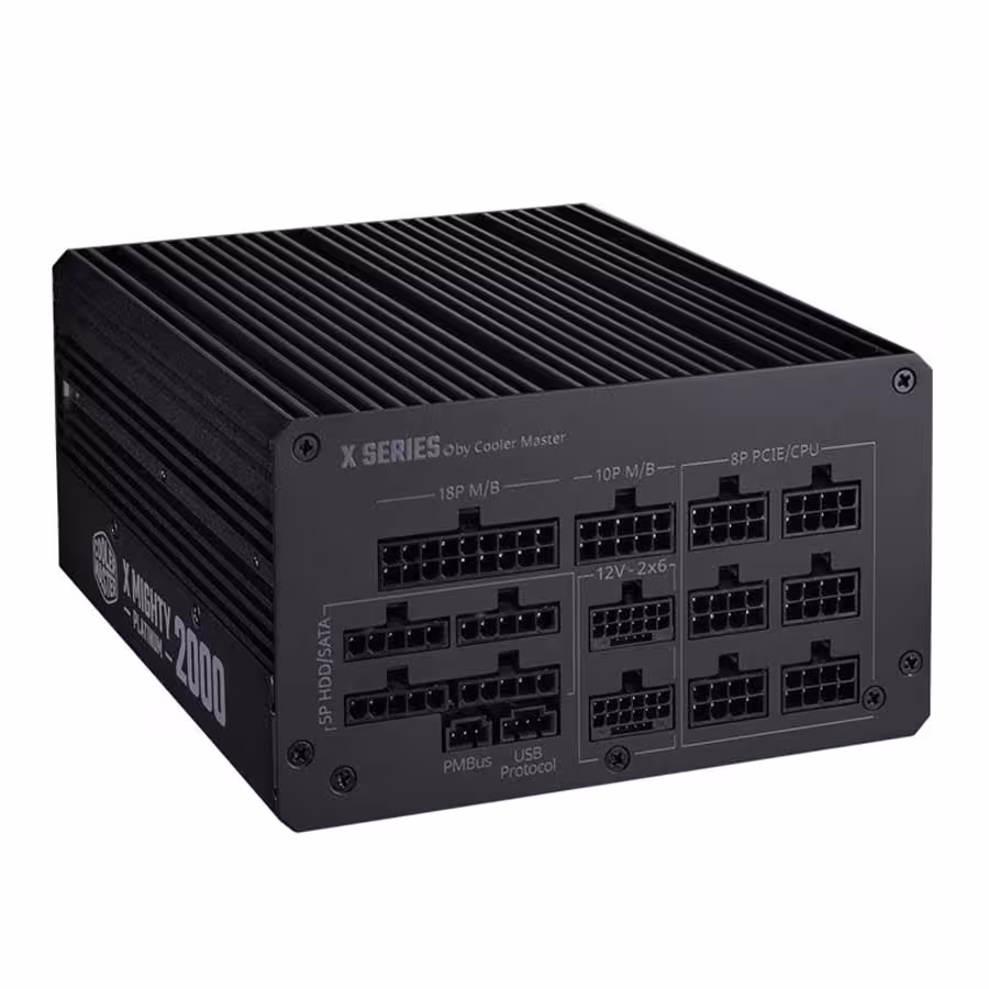 قیمت و خرید پاور کامپیوتر 2000 وات تمام ماژولار کولرمستر مدل X Mighty 2000 Platinum 230V | یاس ارتباط