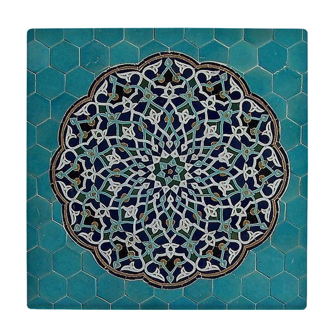  کاشی کارنیلا طرح نقوش هندسی ایرانی کد wkk