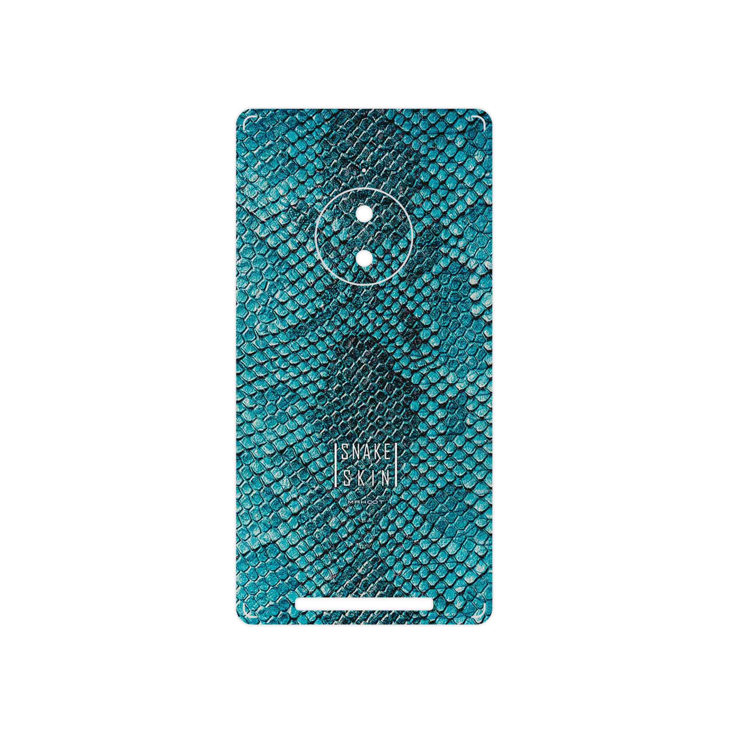 برچسب پوششی ماهوت مدل Blue Snake Skin مناسب برای گوشی موبایل نوکیا Lumia 830