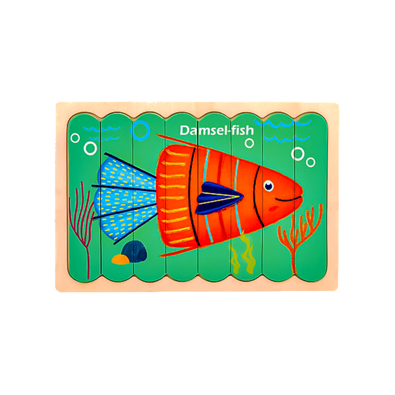 بازی آموزشی مدل دووجهی طرح  Damsel fish&amp; sea horse