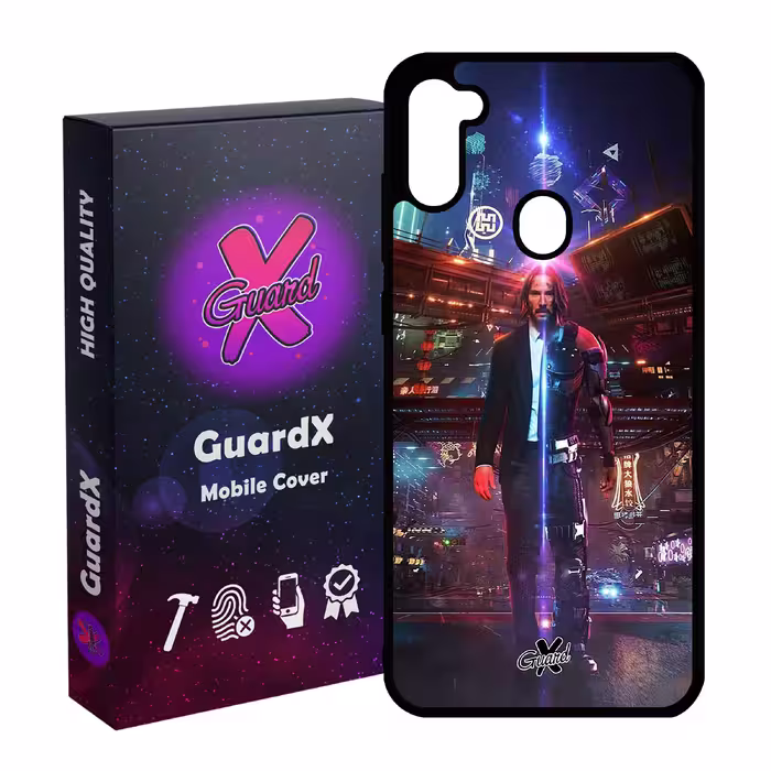 کاور گارد ایکس طرح John Wick مدل Glass10077 مناسب برای گوشی موبایل سامسونگ Galaxy A11 / M11