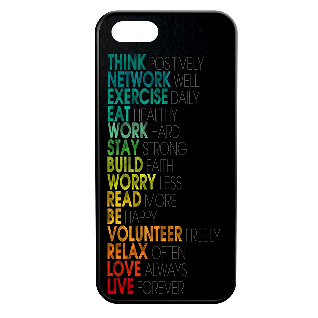 کاور طرح تایپوگرافی کد 8996 مناسب برای گوشی موبایل اپل iphone 5/5s/se