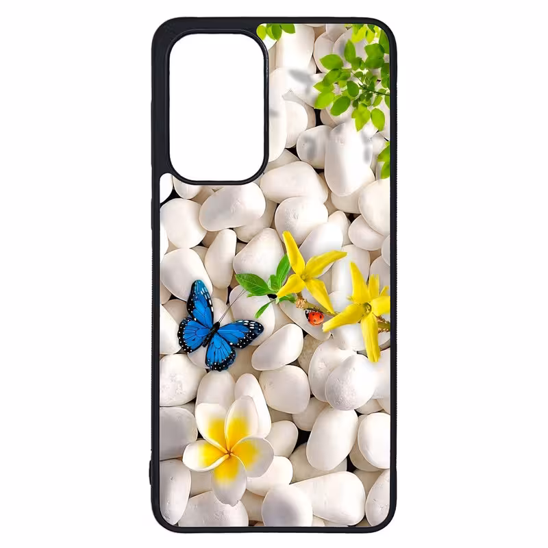 کاور طرح پروانه کد G-168 مناسب برای گوشی موبایل سامسونگ Galaxy A33 / A33 5G | دیجی قاب دونی