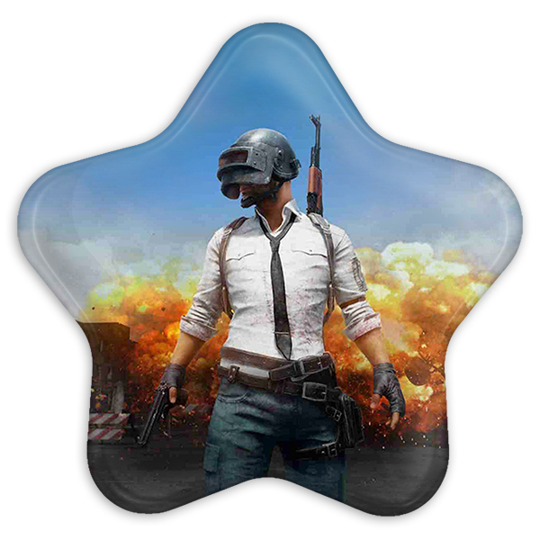 پیکسل خندالو طرح پابجی PUBG مدل ستاره ای کد 3778