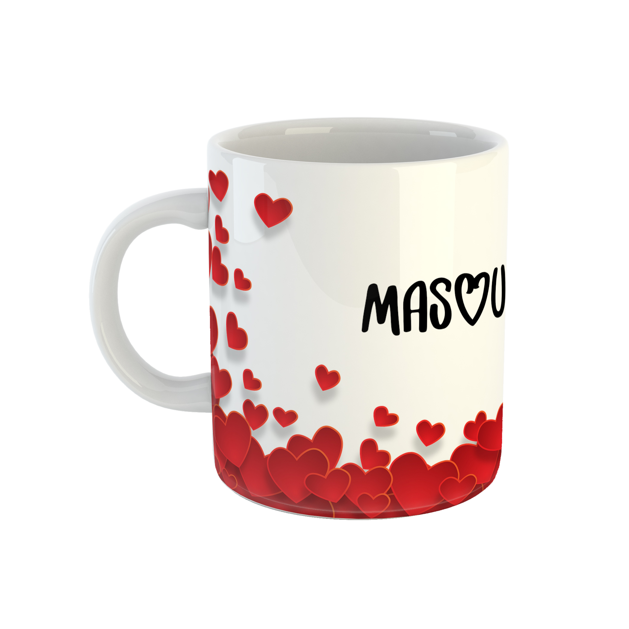 ماگ طرح قلب مدل معصومه