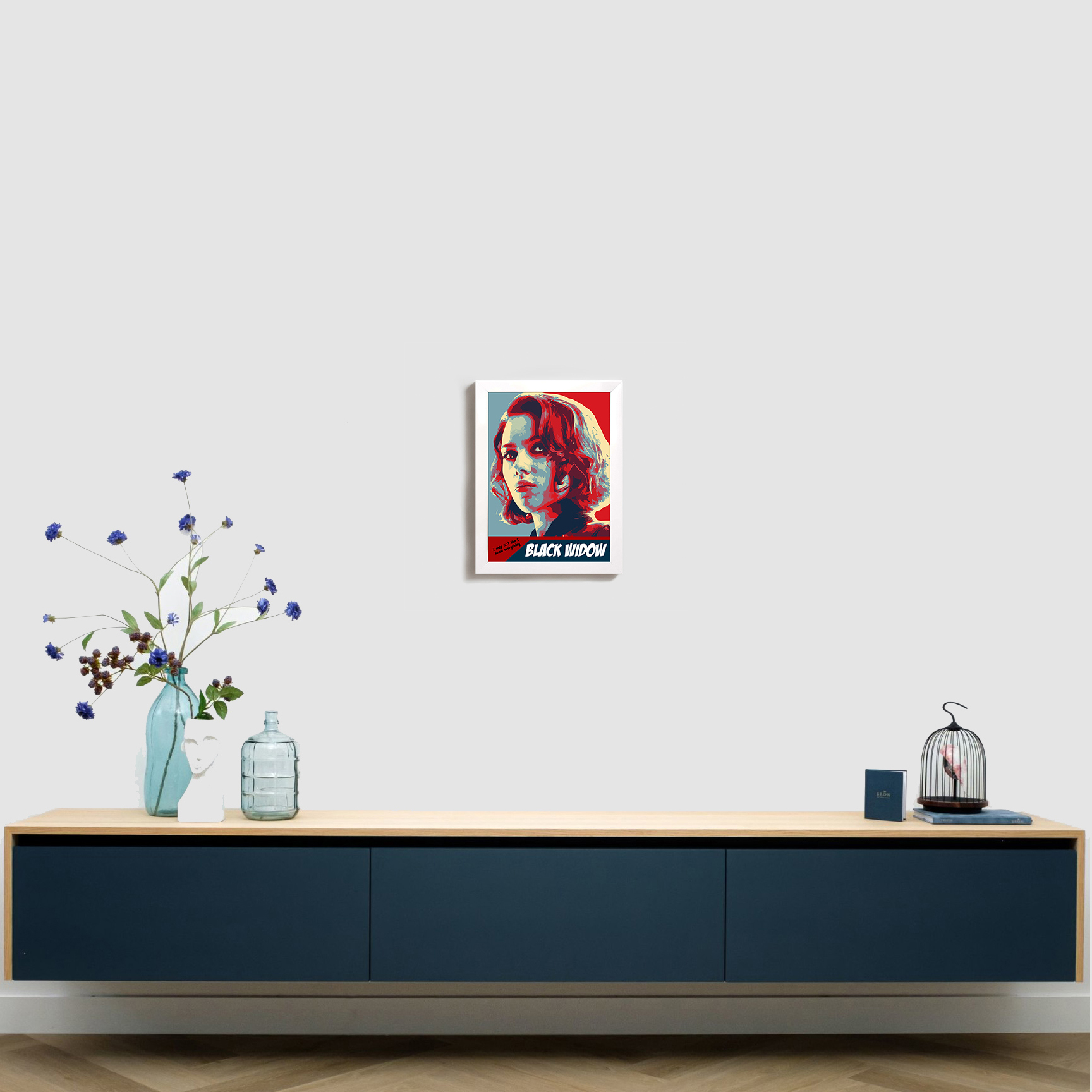 تابلو مدل بلک ویدو مارول black widow marvel