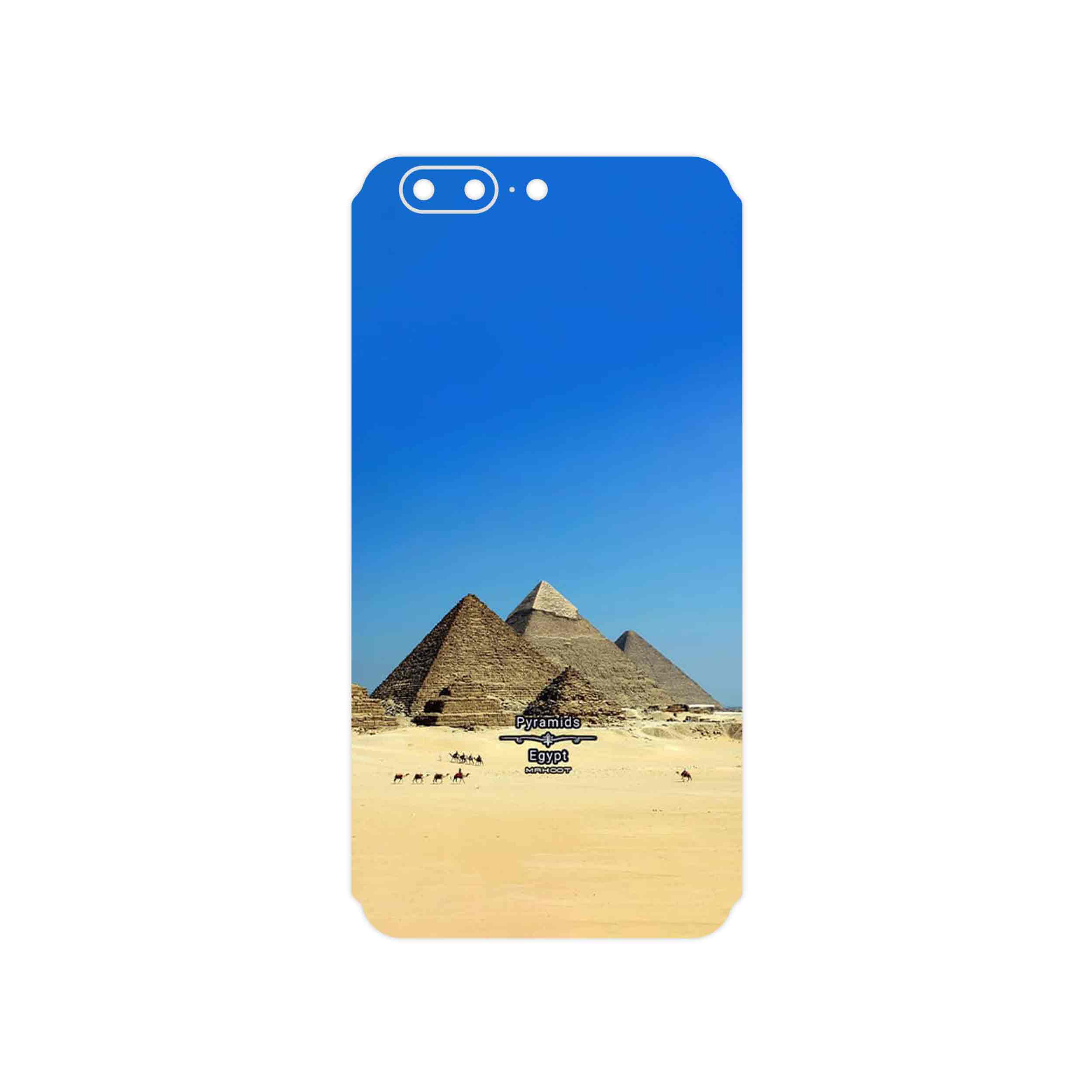 برچسب پوششی ماهوت مدل Pyramids of Egypt مناسب برای گوشی موبایل وان پلاس 5