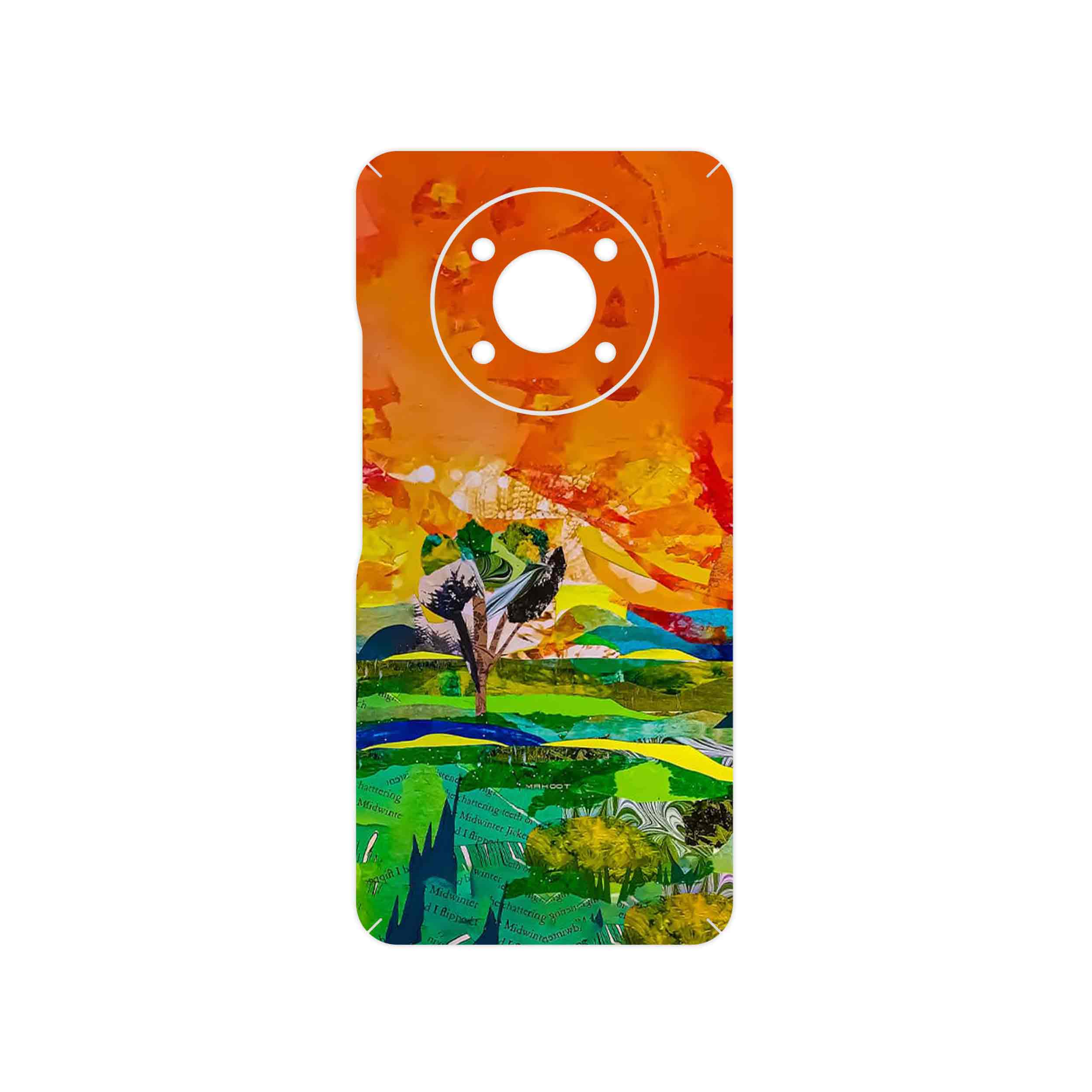 برچسب پوششی ماهوت مدل Collage of Painting مناسب برای گوشی موبایل آنر X9 5G