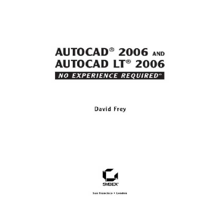 خرید و دانلود نسخه کامل کتاب AutoCAD 2006 and AutoCAD LT 2006: No Experience Required